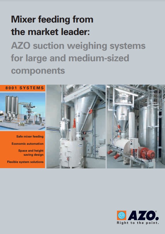 AZO Suction Weighing Systems for Large and Medium-Sized Components