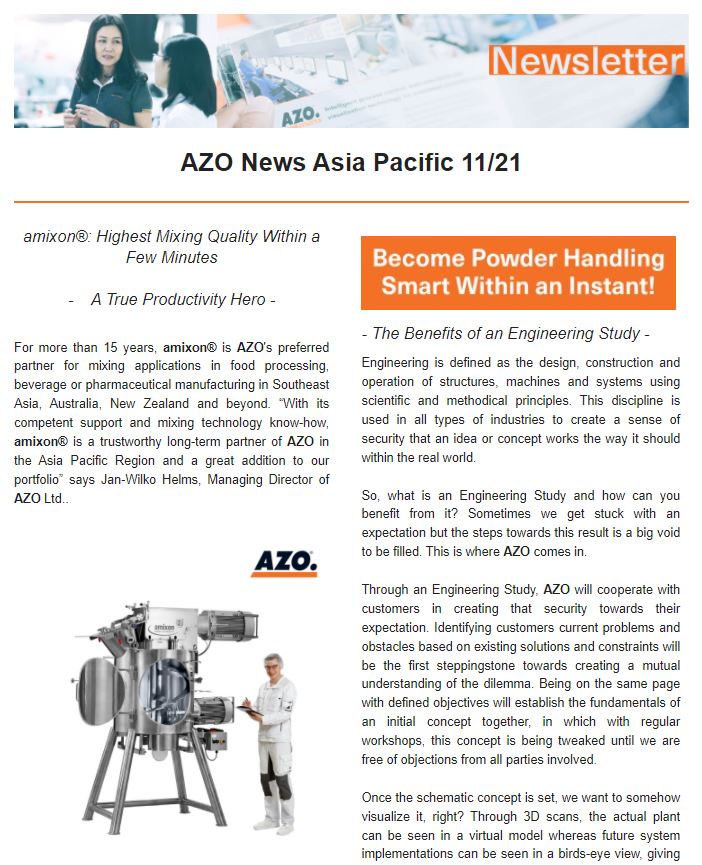 AZO News - Asia Pacific 11/21